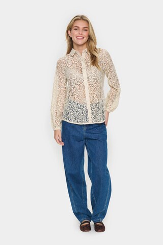 SAINT TROPEZ Bluse 'Jewel' in Gelb