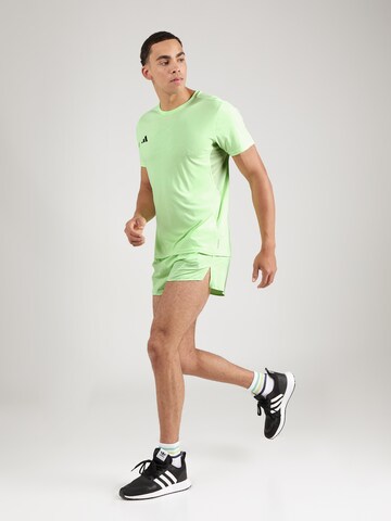 ADIDAS PERFORMANCE Regular Sportshorts 'Adizero Essentials' in Grün