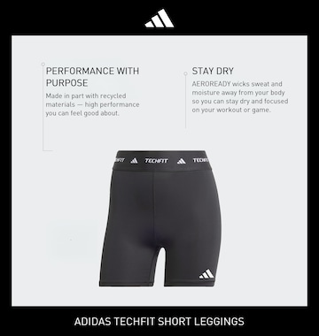 ADIDAS PERFORMANCESkinny Sportske hlače 'All Me' - crna boja