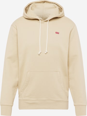 LEVI'S ® Sweatshirt 'Original Housemark Hoodie' i beige: framsida