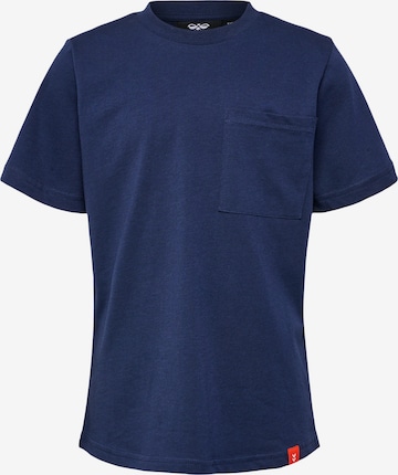 T-Shirt Hummel en bleu : devant