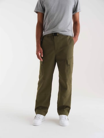 ABOUT YOU x Kevin Trapp Regular Cargo trousers 'Joscha' in Green: front