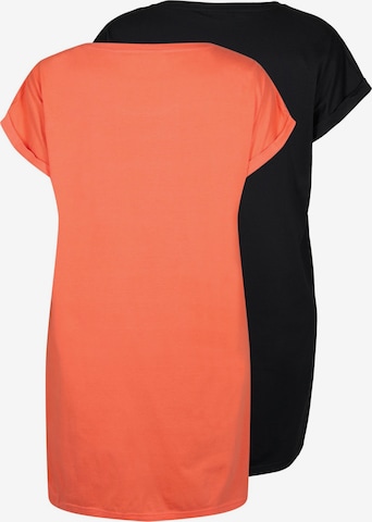 Zizzi Obleka 'Brynn' | oranžna barva