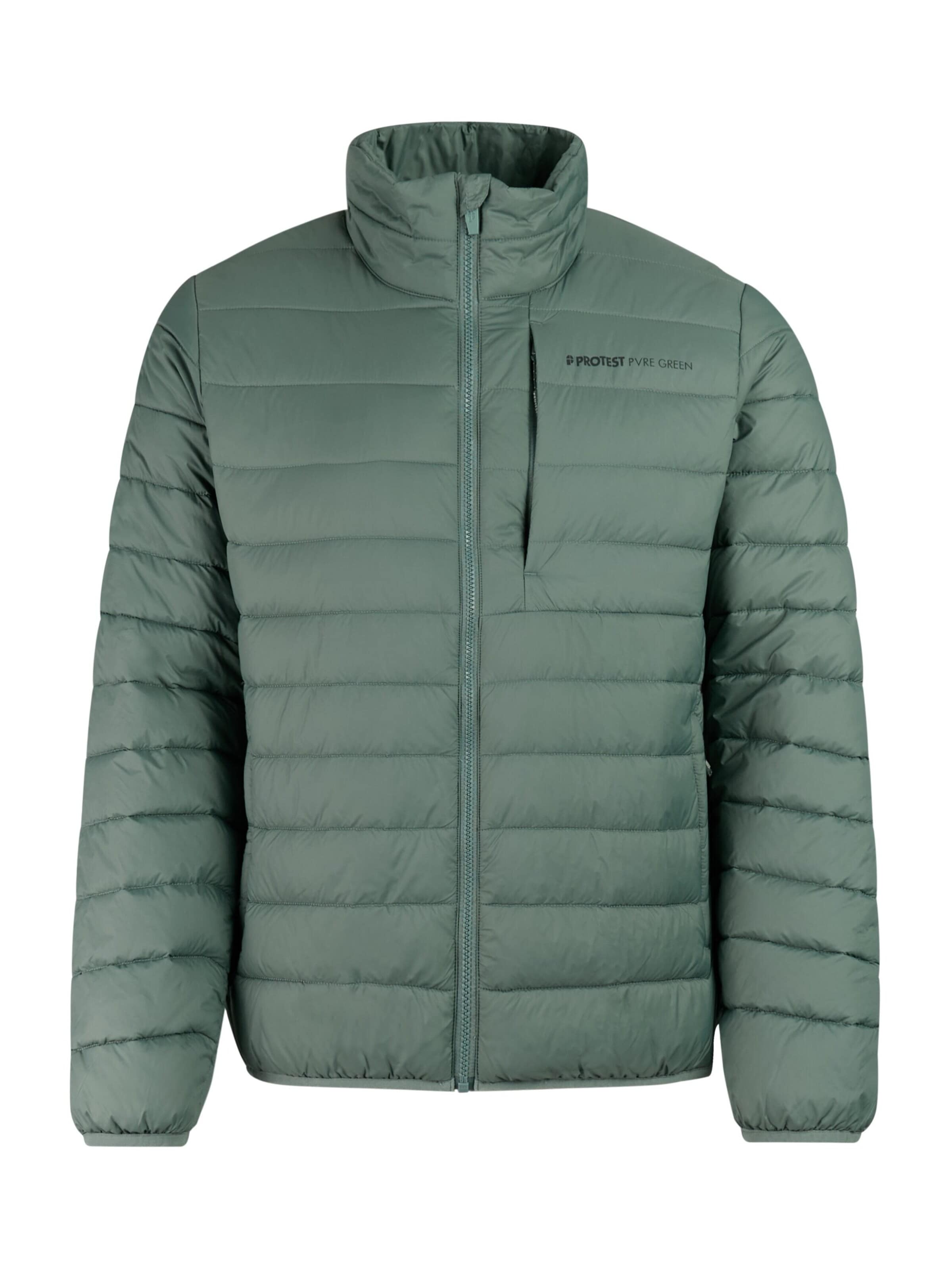 PROTEST Winter Jacket 'PRTToken' in Green: front