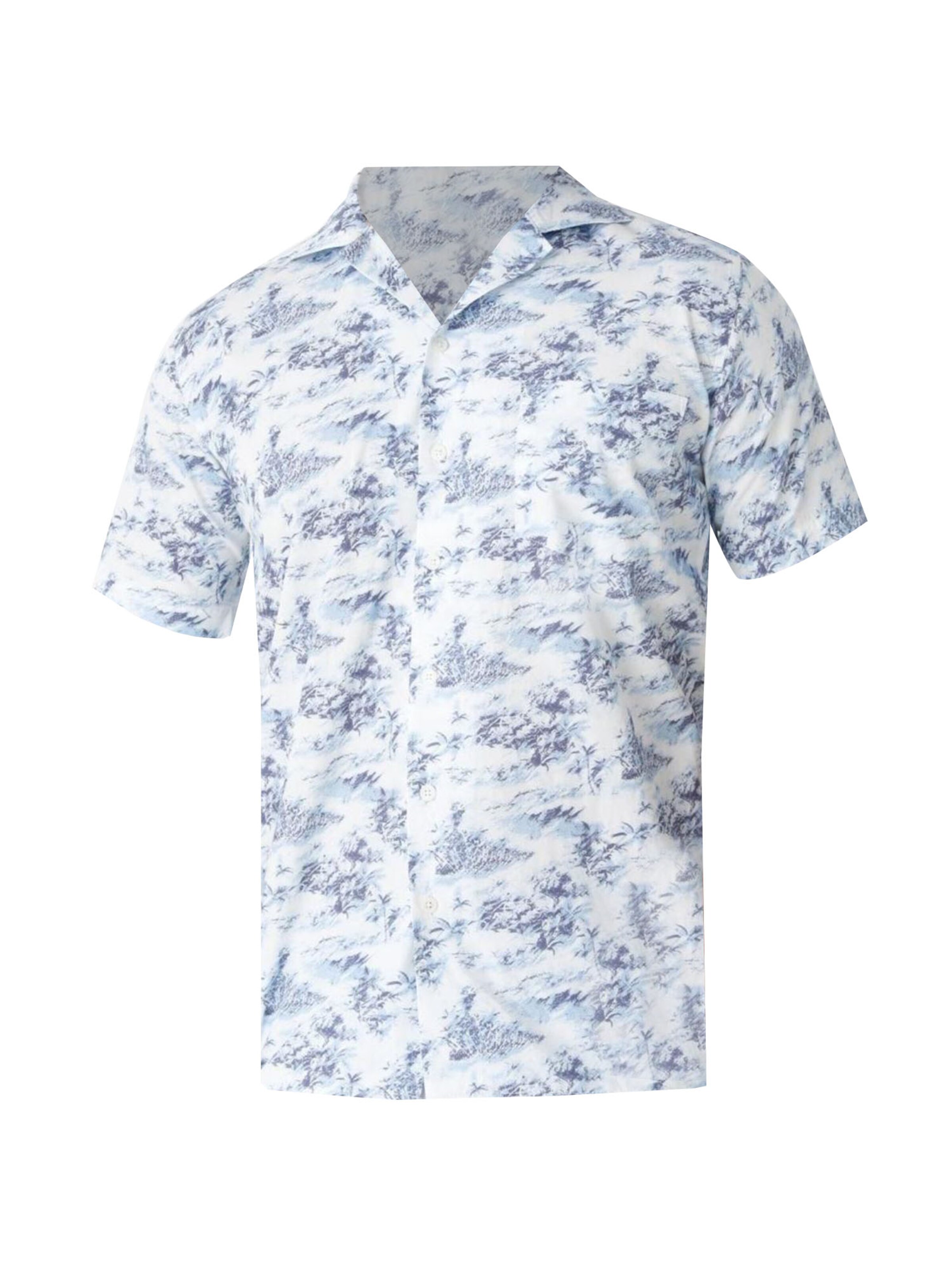 Coupe regular Chemise By Diess Collection en bleu : devant