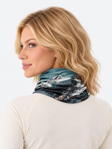 Bandana 'The Cipher | Ice Silk Street-Edge Gaiter' Rune en bleu