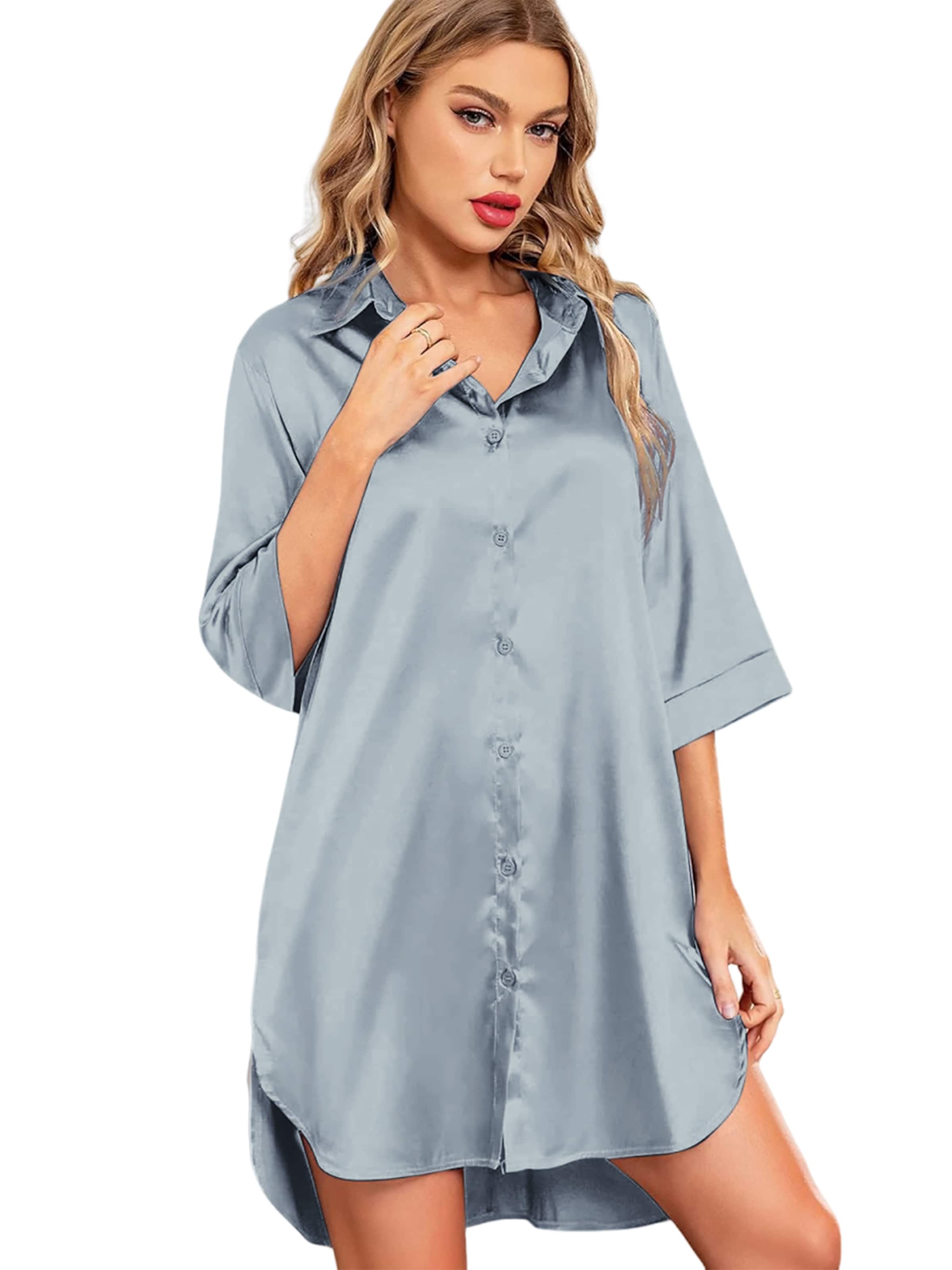 Magicshe Nightgown in Silver: front