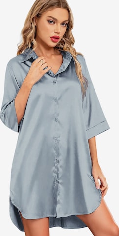 Magicshe Nachthemd in Silber: Vorderseite