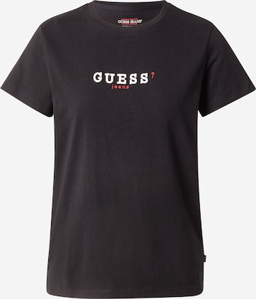 GUESS JEANS Shirt in Black: front