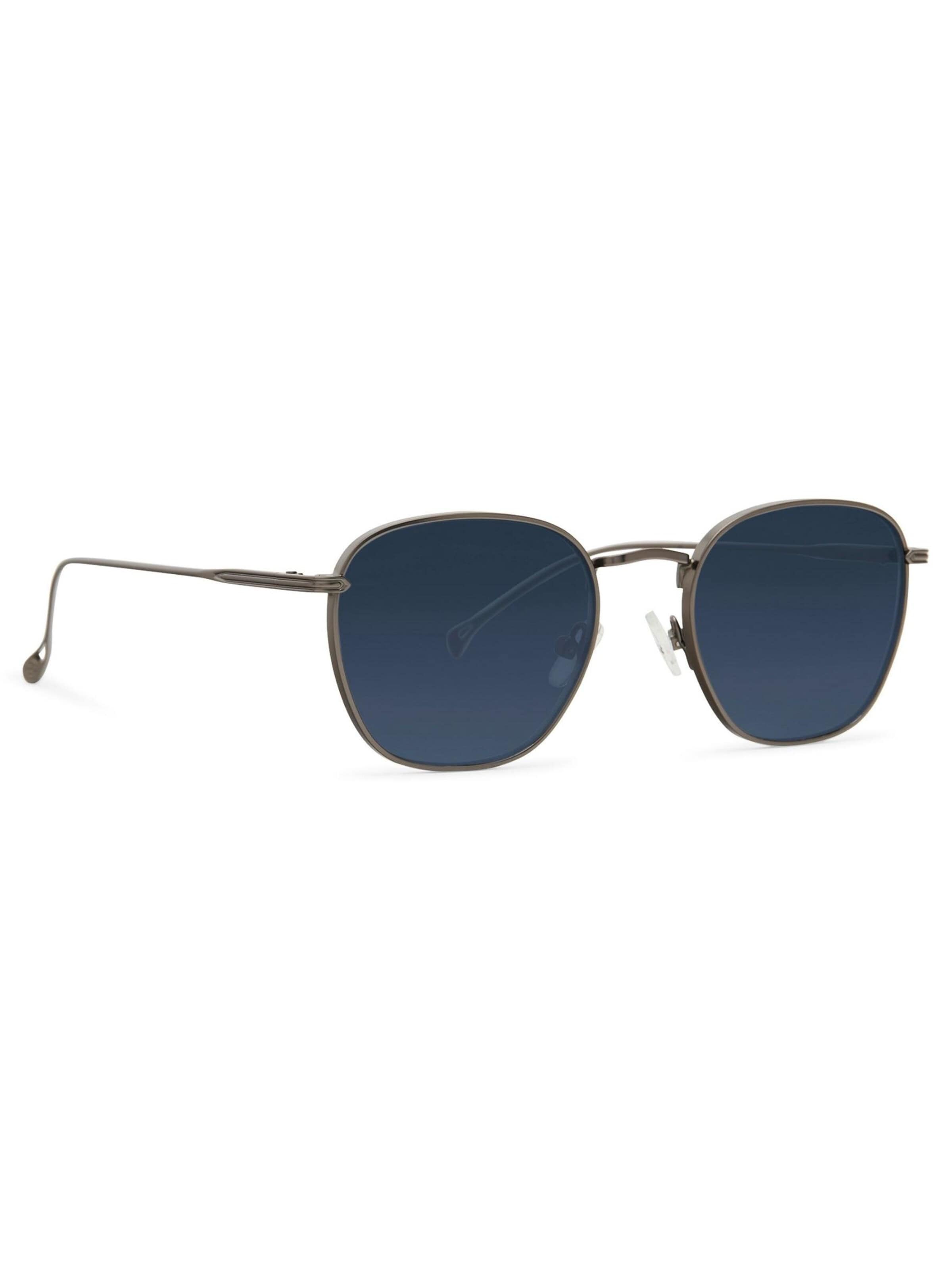 Lunettes de soleil 'Solo-Solis Modern Panto Sonnenbrille' Maxte en bleu