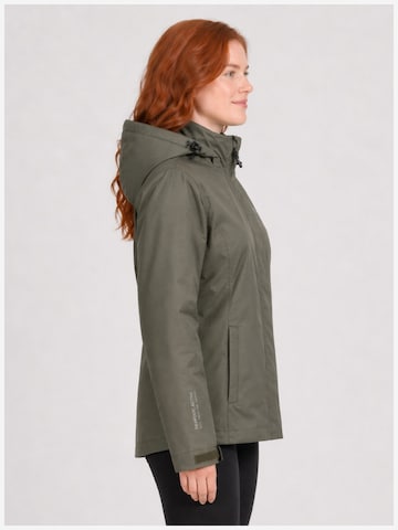 deproc Winter jacket 'Outdoorjacke LAVAL Damen Regenjacke, Wanderjacke' in Green