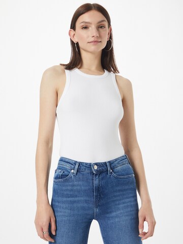 TOMMY HILFIGER - Top en blanco: frente