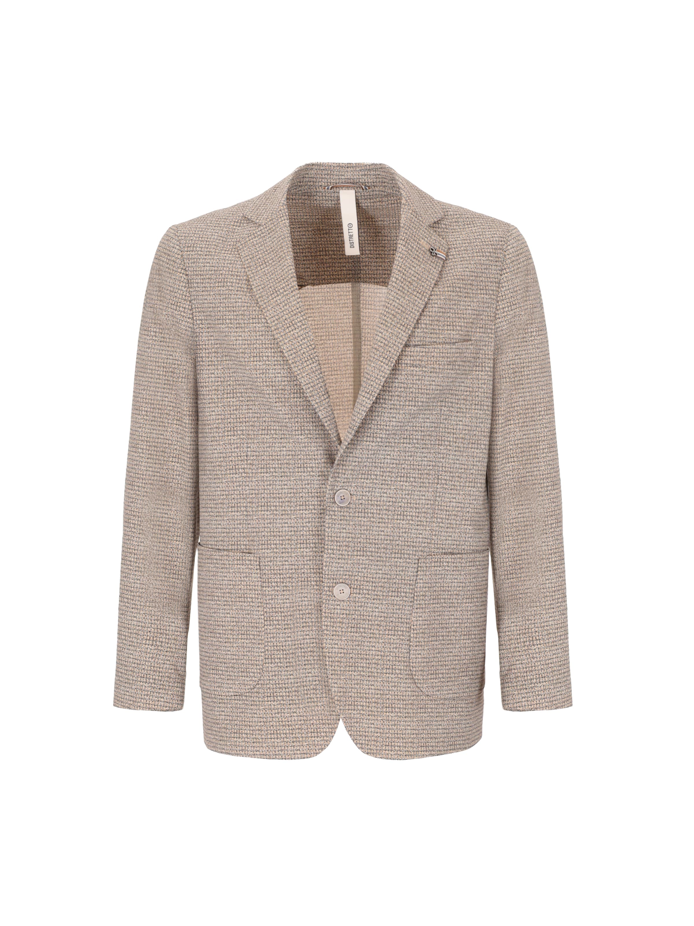 Coupe regular Veste de costume 'Lucca' Distretto12 en beige : devant