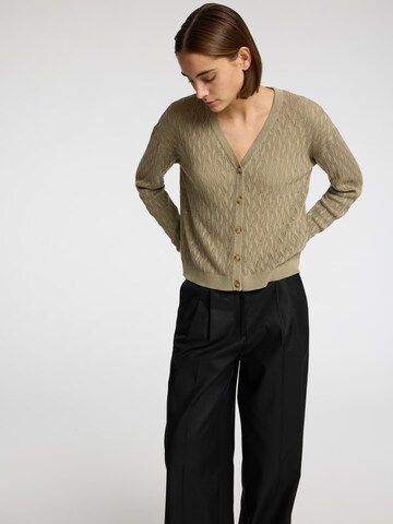 Cardigan SELECTED en vert