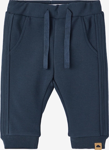 NAME IT - Tapered Calças 'Don' em azul: frente