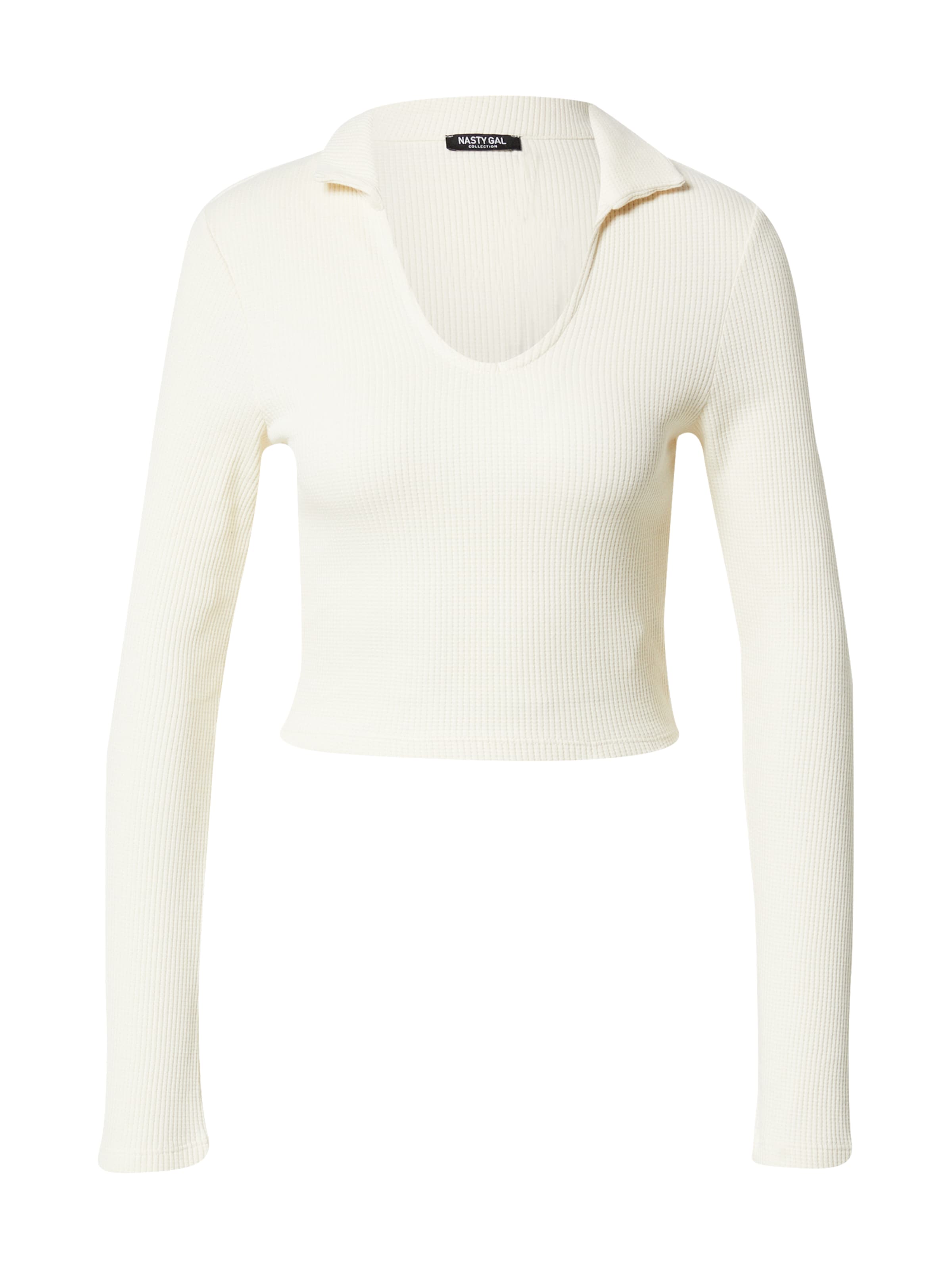 Nasty Gal Μπλουζάκι σε μπεζ: μπροστά