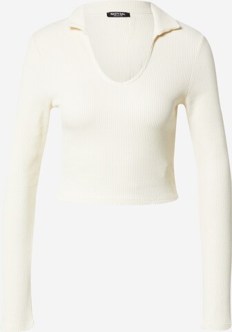 Nasty Gal Shirt in Beige: voorkant