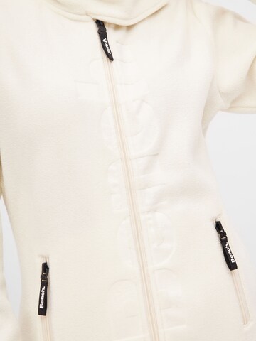BENCH Fleece jacket 'Finish' in White