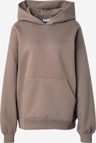 Sweat-shirt WEEKDAY en marron : devant