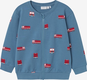 NAME IT Sweat jacket 'FOBJORN' in Blue: front