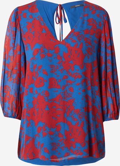 ESPRIT Blusa en azul / rojo fuego, Vista del producto