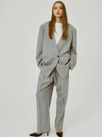 NORR Regular Pantalon 'Cano' in Grijs