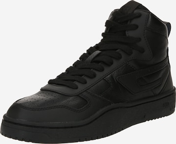 DIESEL High-Top Sneakers 'S-UKIYO V2' in Black: front