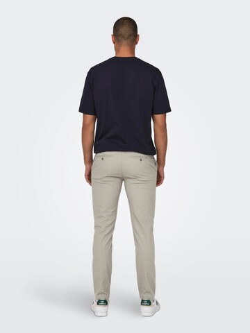 Only & Sons Slimfit Hose 'ONSMark Pete' in Grau