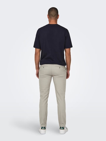 Only & Sons Slimfit Broek 'Mark Pete' in Grijs