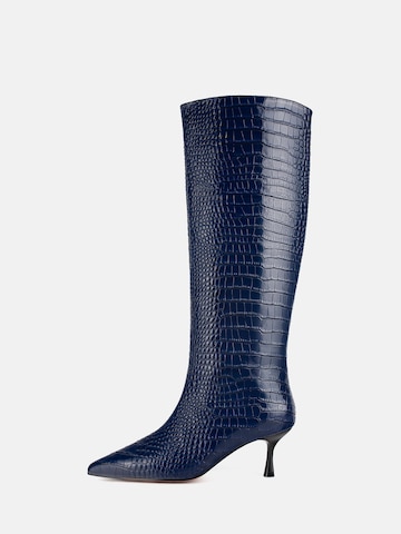 Boots 'SOMEBODY TOLD ME' L37 HANDMADE SHOES en bleu : devant