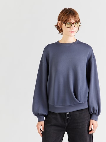 MSCH COPENHAGEN Свитшот 'Brooke Ima Q' в Синий: спереди