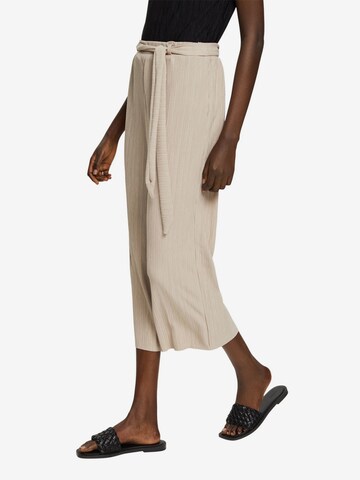 ESPRIT Wide Leg Hose in Beige