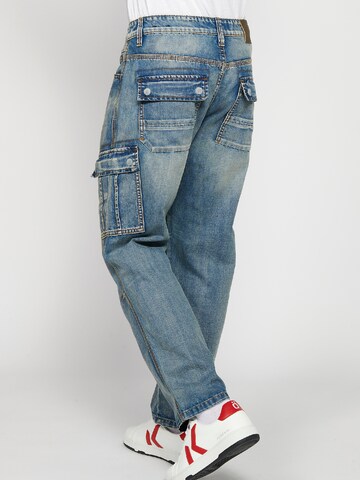 Regular Jeans cargo KOROSHI en bleu