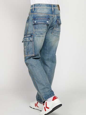 Regular Jeans cargo KOROSHI en bleu