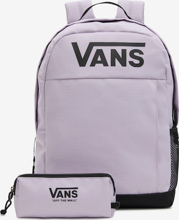 VANS Backpack in Purple: front