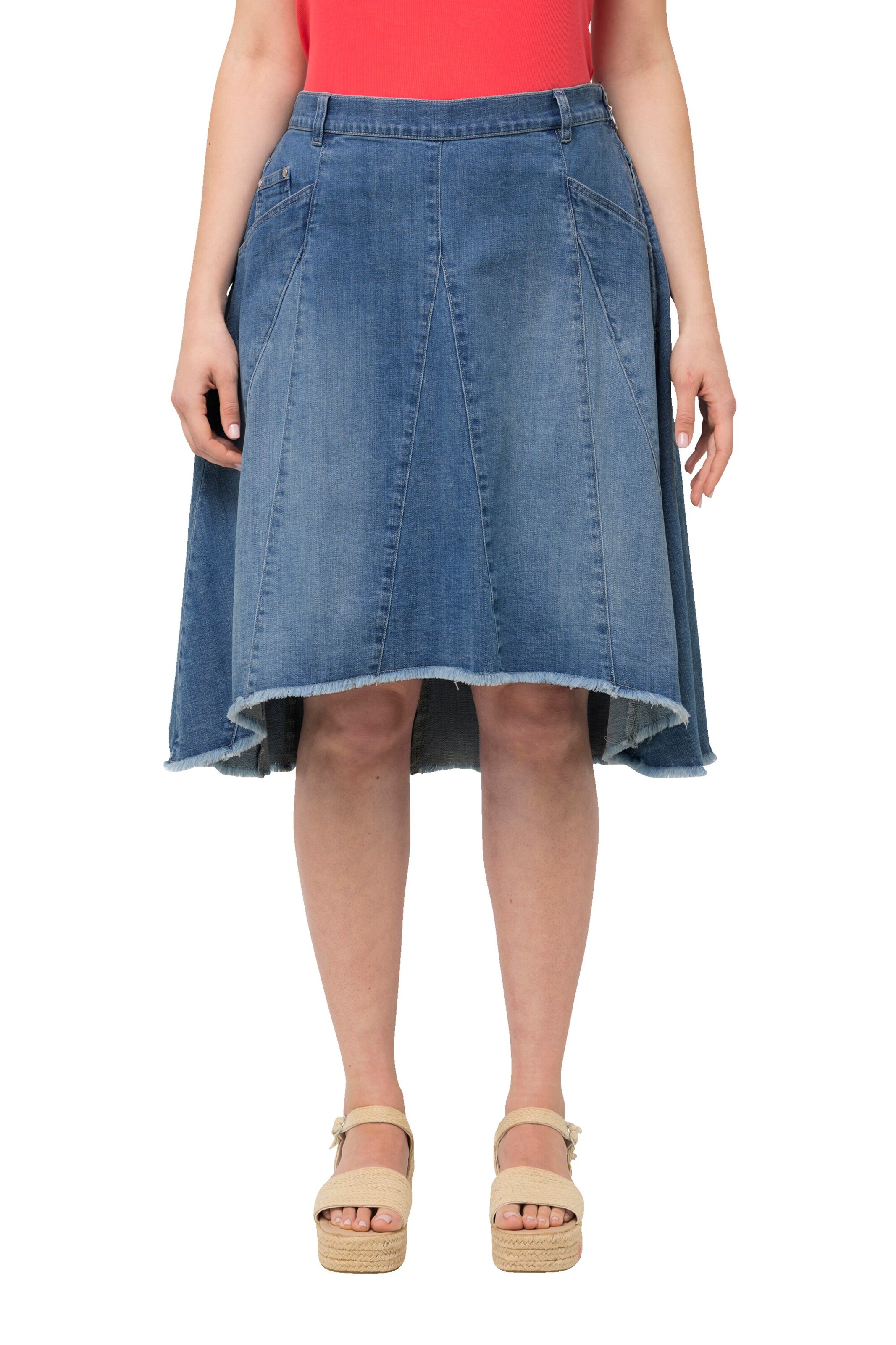 Ulla Popken Skirt in Blue: front