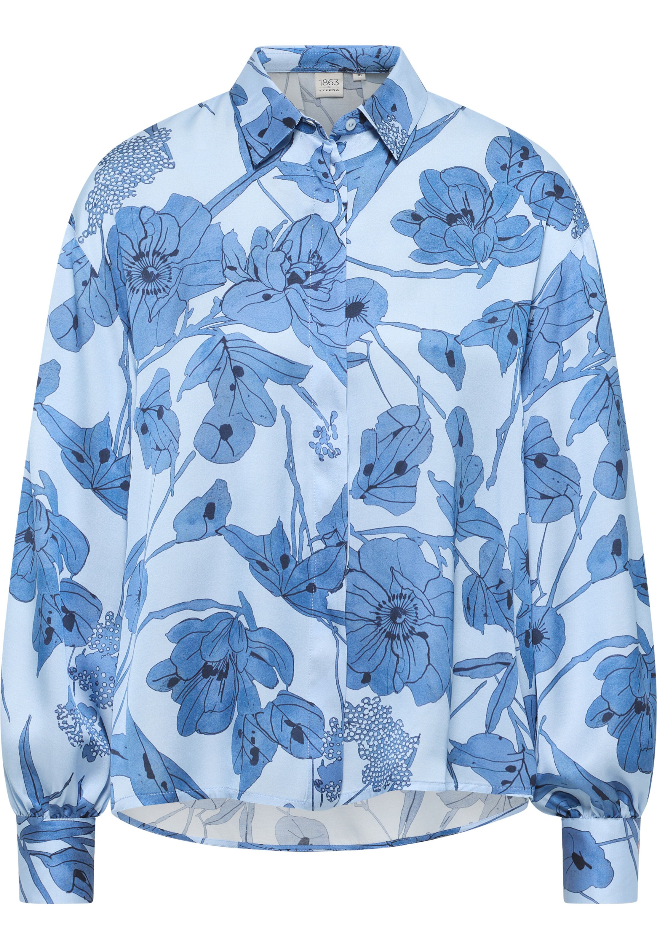 ETERNA Bluse in Blau: Vorderseite