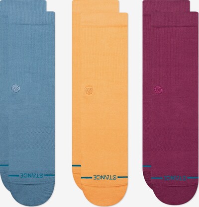 Stance Αθλητικές κάλτσες σε μπλε / κίτρινο / κόκκινο βιολετί, Άποψη προϊόντος