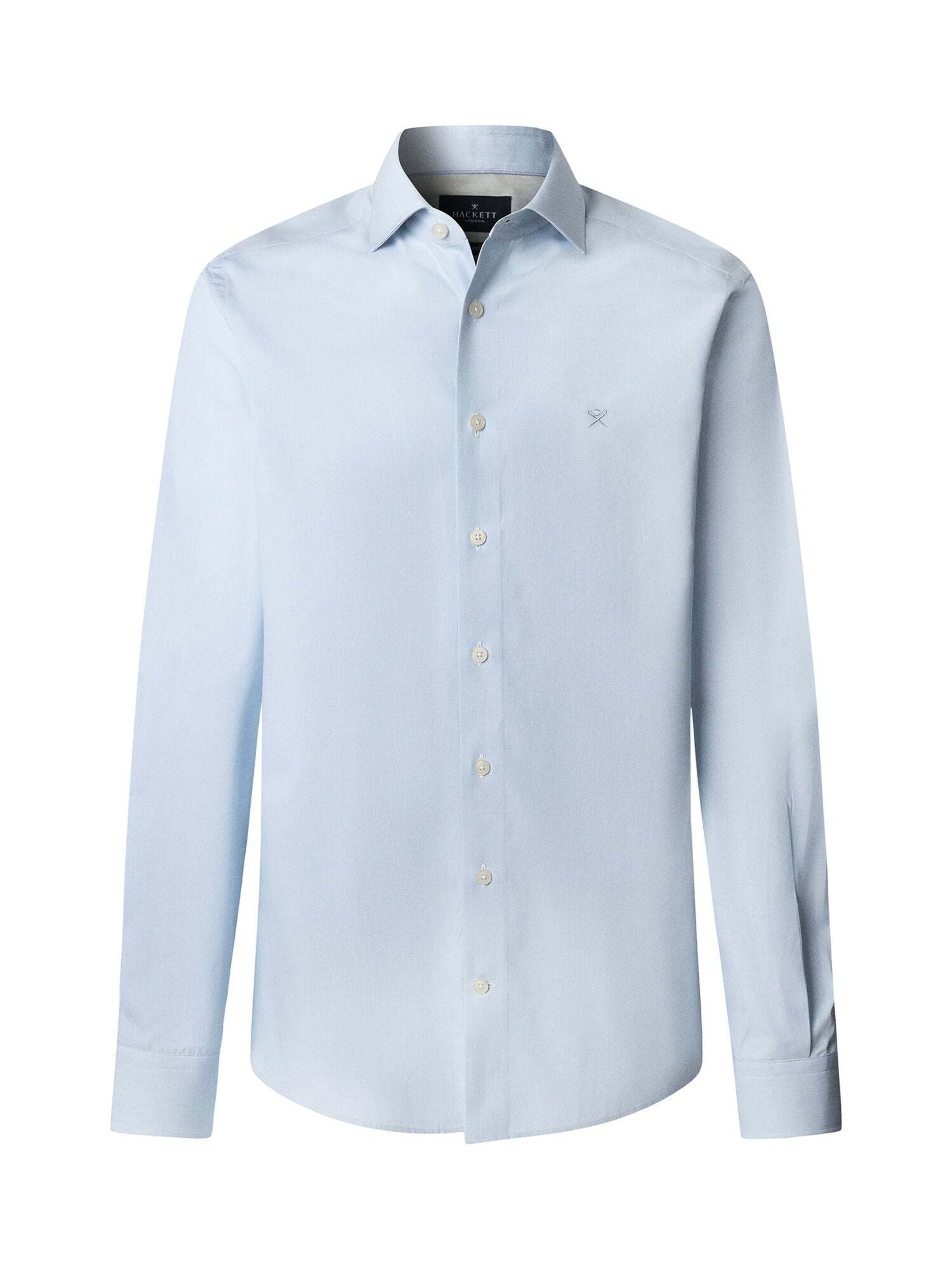 Hackett London Slim fit Button Up Shirt in Blue: front