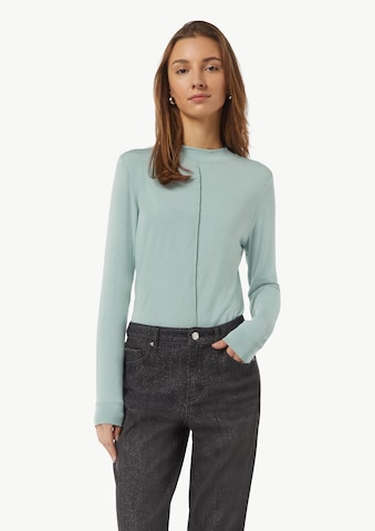 comma casual identity Shirt in Groen: voorkant
