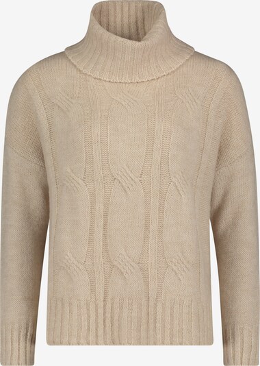 Betty & Co Grobstrick-Pullover mit Turtle Neck in beige, Produktansicht