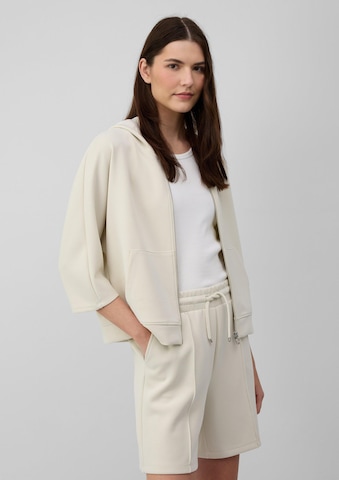 Veste de survêtement s.Oliver en beige : devant