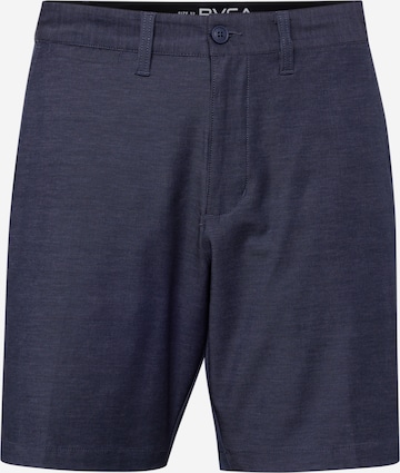 RVCA Regular Chino Pants in Blue: front