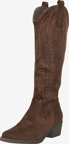 Salinyang Comwboystøvler i brun: forside
