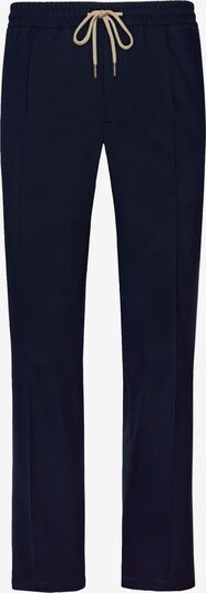 Boggi Milano Pantalon à plis en bleu nuit, Vue avec produit