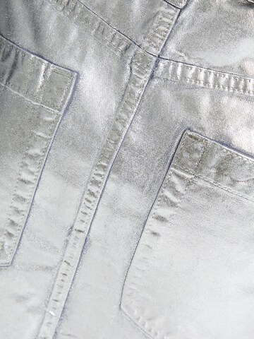 Bershka Skirt in Silver