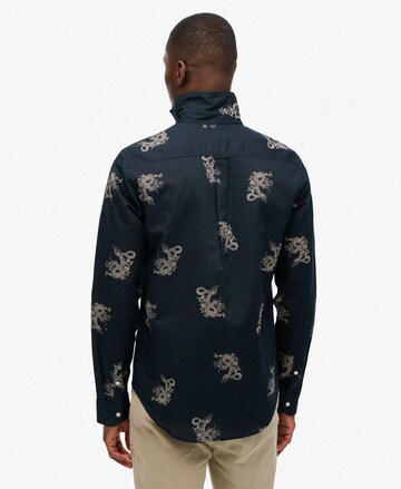 Coupe slim Chemise Superdry en bleu