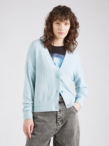 QS Strickjacke in Blau: predná strana