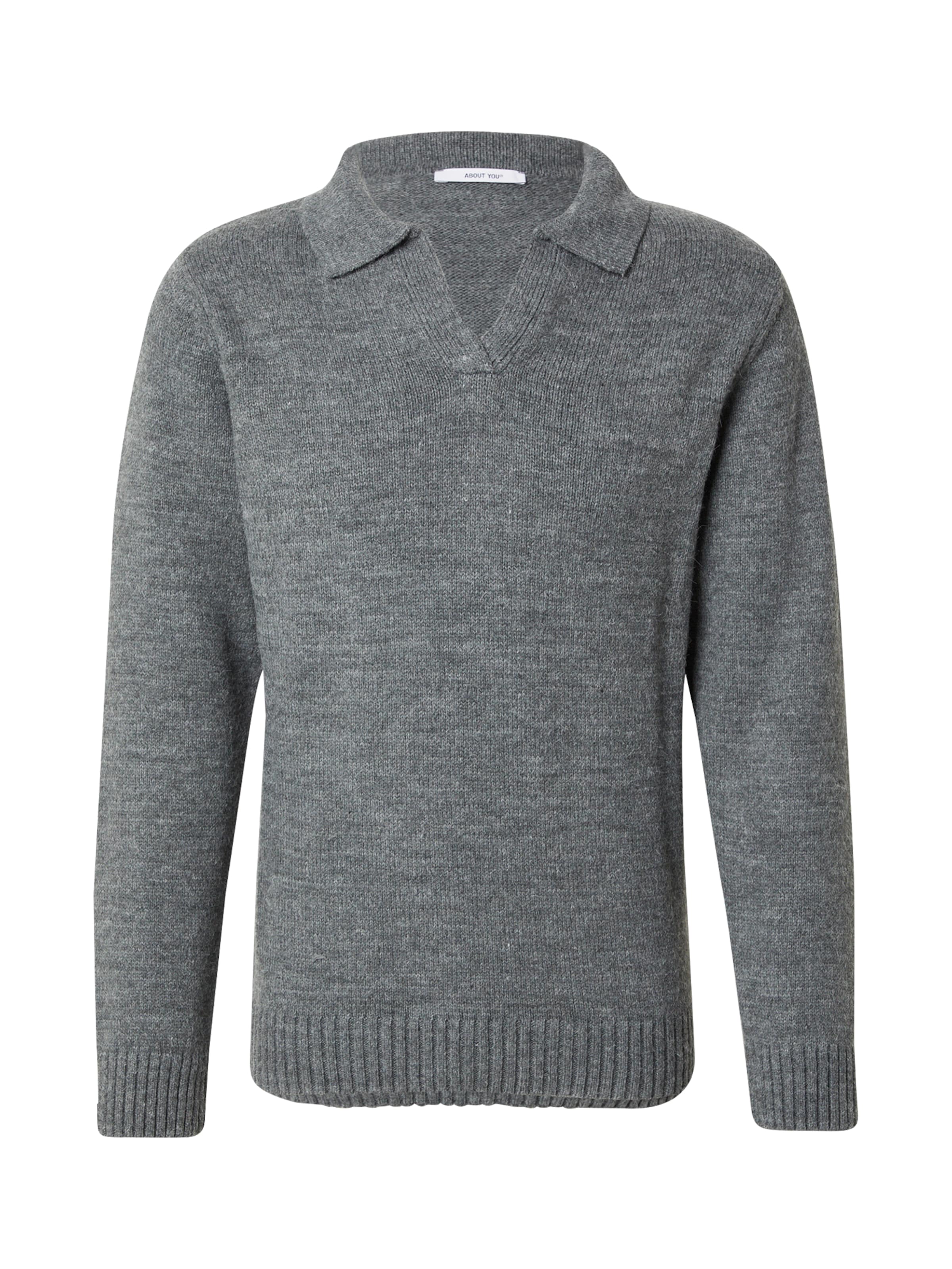 ABOUT YOU Πουλόβερ 'Lino' σε γκρι: μπροστά