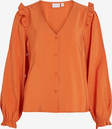Camicia da donna 'Killy' di VILA in arancione: frontale
